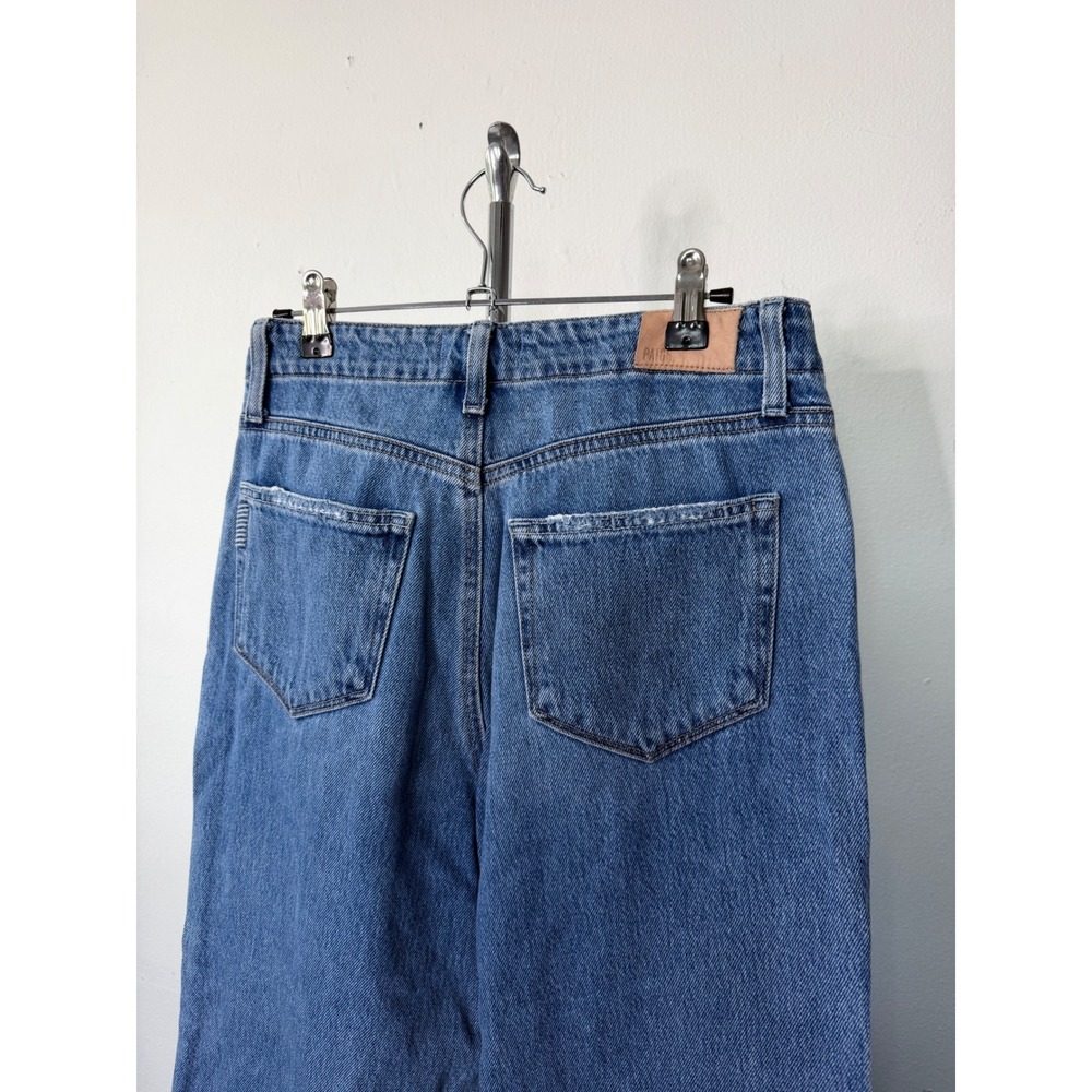 PAIGE Zoey Wide Leg Jeans Blue Coastline Drawstring High Rise 26 - Picture 5 of 8